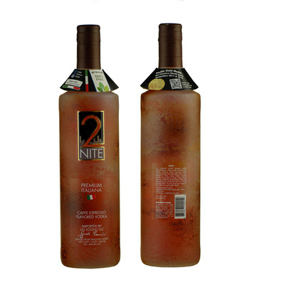 【酒廠直供 2個夜晚 意大利原裝進口 2個夜晚伏特加 咖啡味 1000ml】價格,廠家,圖片,洋酒,廣州歐逸品商貿-